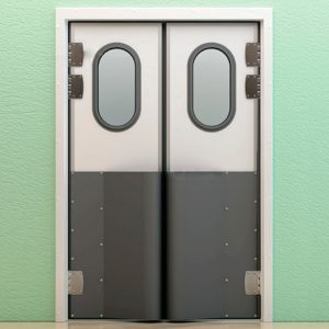 Противопожарная дверь с овальным окном / серия FRM7500